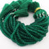  1 Strand Green Onyx  Faceted  Rondelle  5-4mm 8.5 Inches BR3118