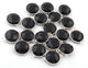 5 Pcs Black Onyx 925 Sterling Silver Faceted Round Shape Connector - Gemstone 21mmx15mm SS316 - Tucson Beads