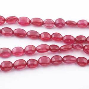 630ct. 2 Strands Of Genuine Ruby Necklace - Smooth Oval Beads - Rare & Natural Ruby Necklace - Stunning Elegant Necklace - BRU4370 - Tucson Beads