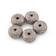 Excellent Quality 1 Pc Pave Diamond 925 Sterling Silver Rondelles Beads - Diamond Bead 12mm PDC621 - Tucson Beads