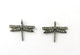 2 Pcs Pave Diamond Butterfly Charm 925 Sterling Silver Pendant - Butterfly Charm Pendant 16mmx13mm PDC634 - Tucson Beads