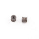 1 Pc Pave Diamond 925 Sterling Silver Rondelles Beads - Diamond Wheel Bead 5mm PDC832 - Tucson Beads