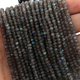 5 Strands Labradorite Faceted Rondelles- Labradorite Rondelles Beads 3.5mm to 4mm 13.5 inch strand RB111 - Tucson Beads
