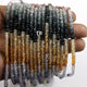 1 Strand Natural Multi Sapphire Rondelles - Micro Faceted Wonderful Roundel Gemstone Beads 3mm 16 Inch Long RB384 - Tucson Beads